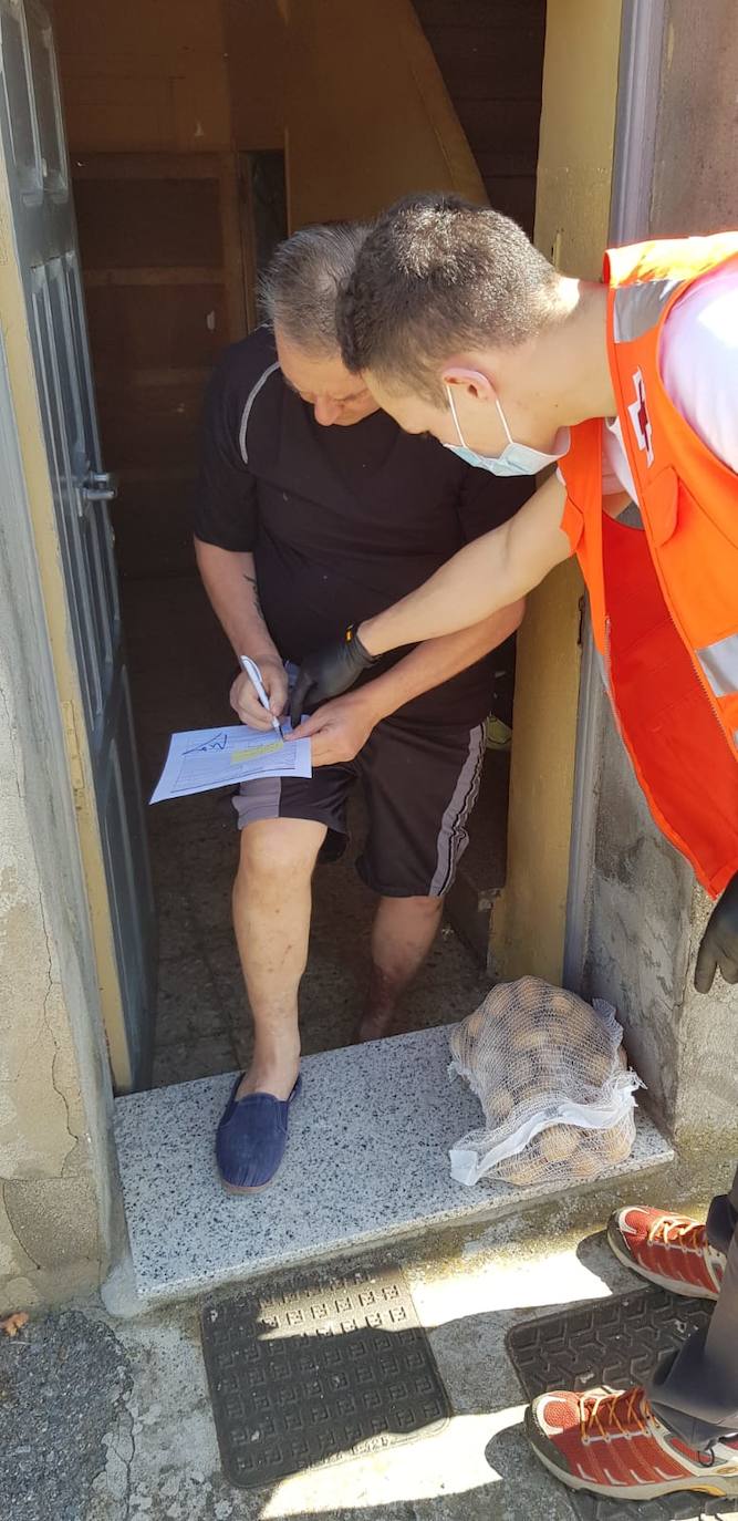 Fotos: Trabajos de Cruz Roja