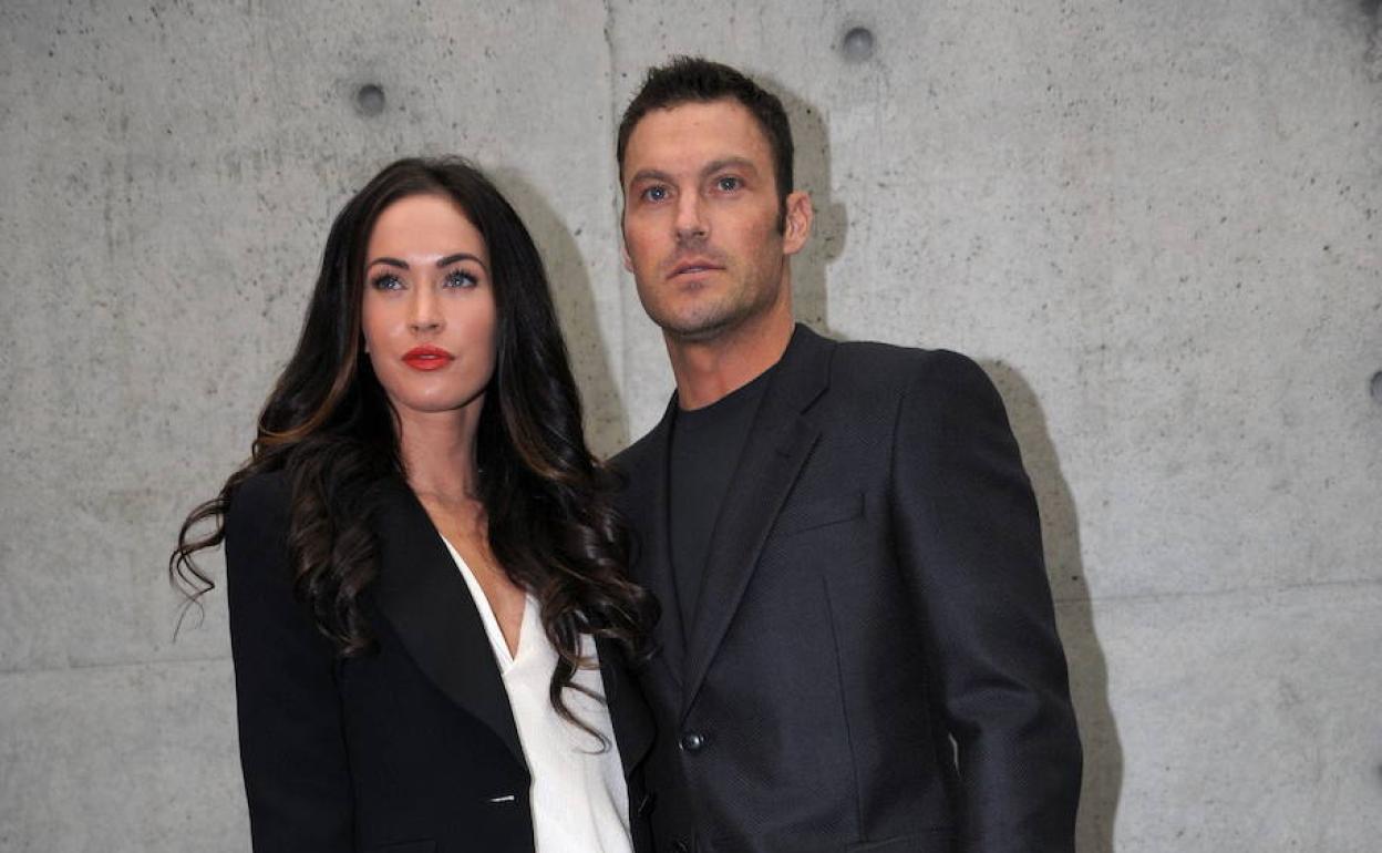 Megan Fox y Brian Austin en 2010