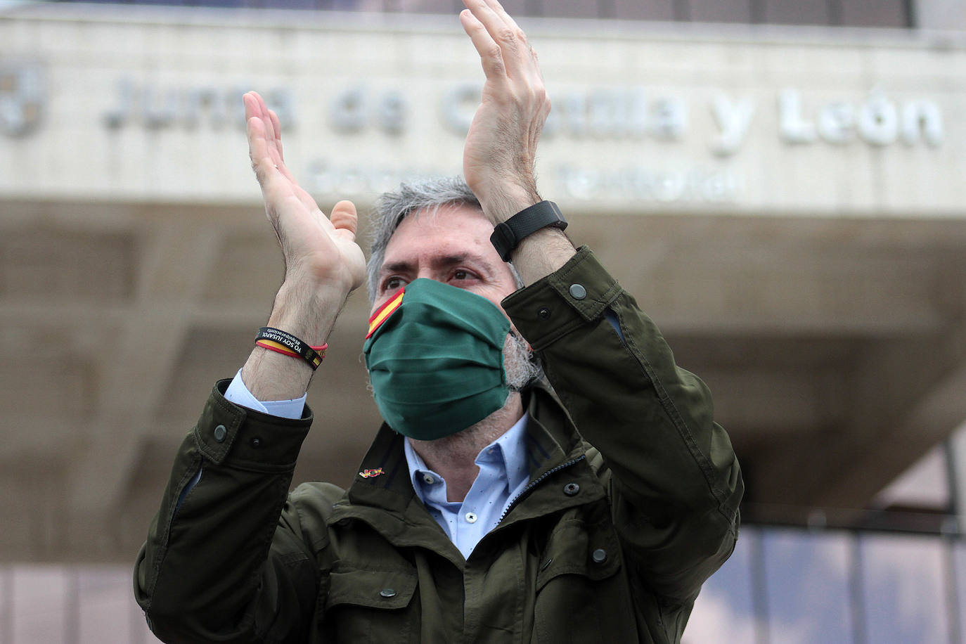El fotoperiodista Peio García ofrece su visión de la marcha que ha recorrido León.