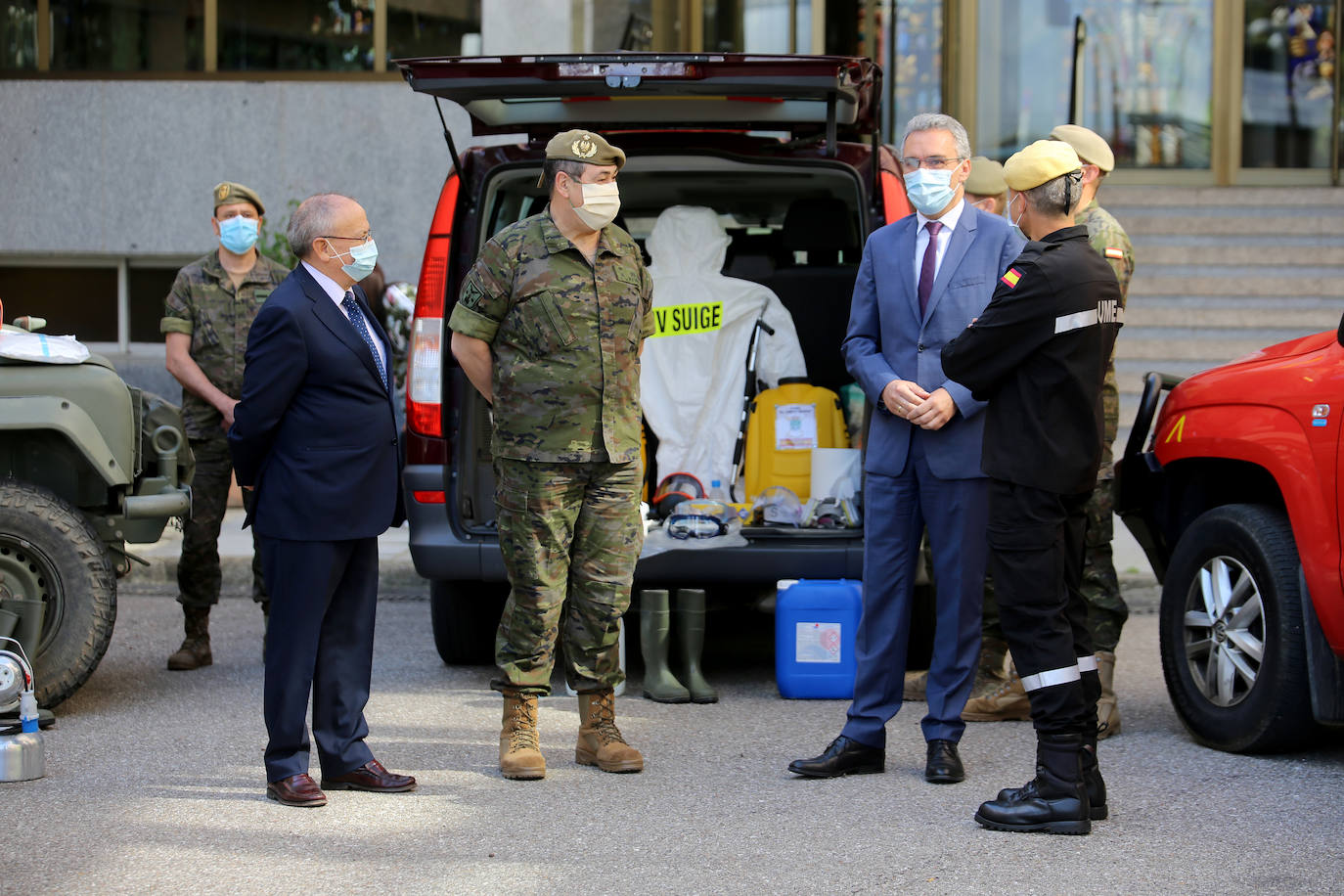 La UME y el Ejército de Tierra hacen balance de su trabajo durante el estado de alarma