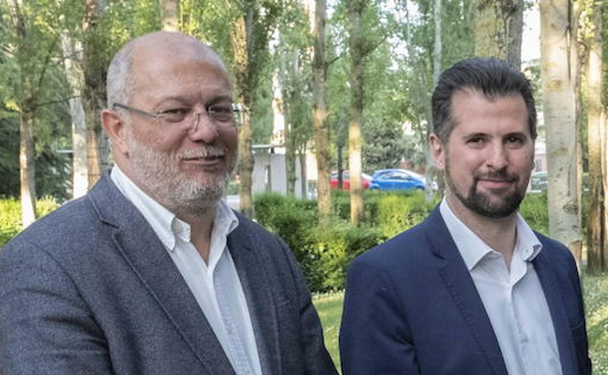 Francisco Igea (Cs) y Luis Tudanca (PSOE).