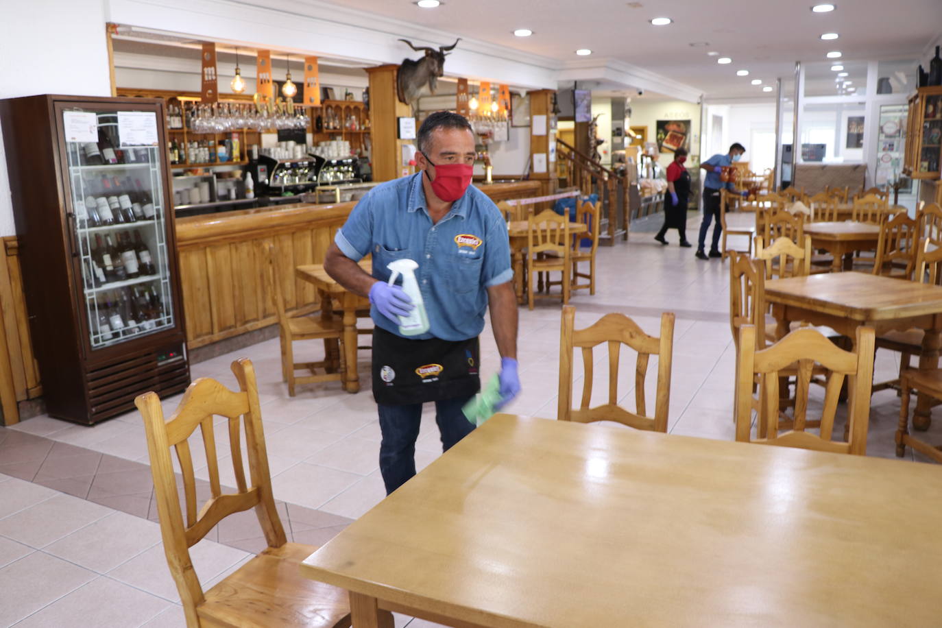 El restaurante ha abierto sus puertas con todas las medidas necesarias. 