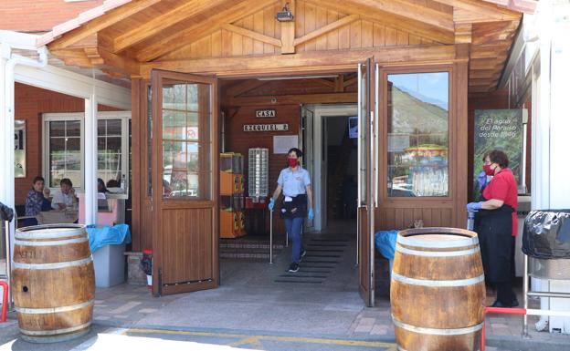 Entrada al restaurante. 