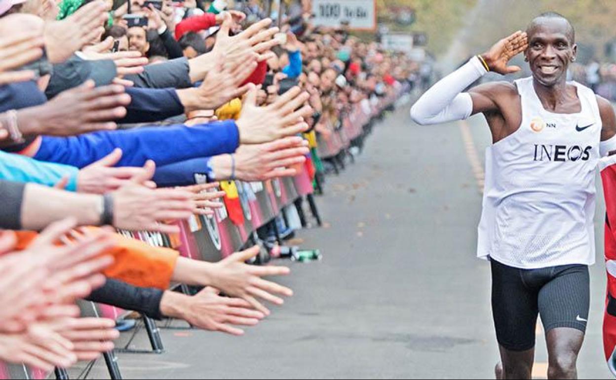 El keniano Eliud Kipchoge.