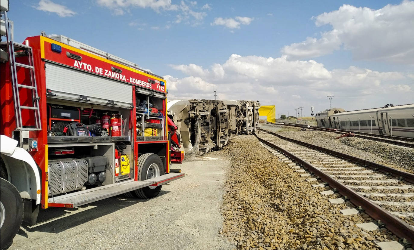 Fotos: Accidente de tren en Zamora