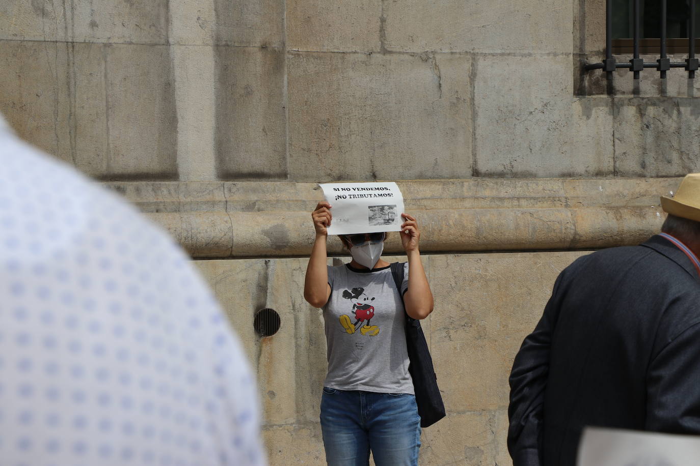 Fotos: Concentración de las agencias de viaje en León