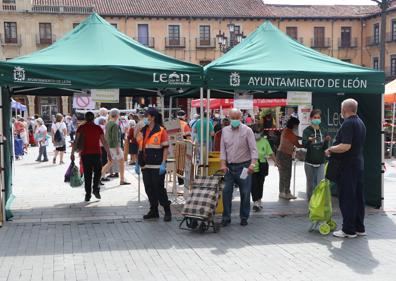 Imagen secundaria 1 - Detalles del Mercado de la Plaza Mayor. 