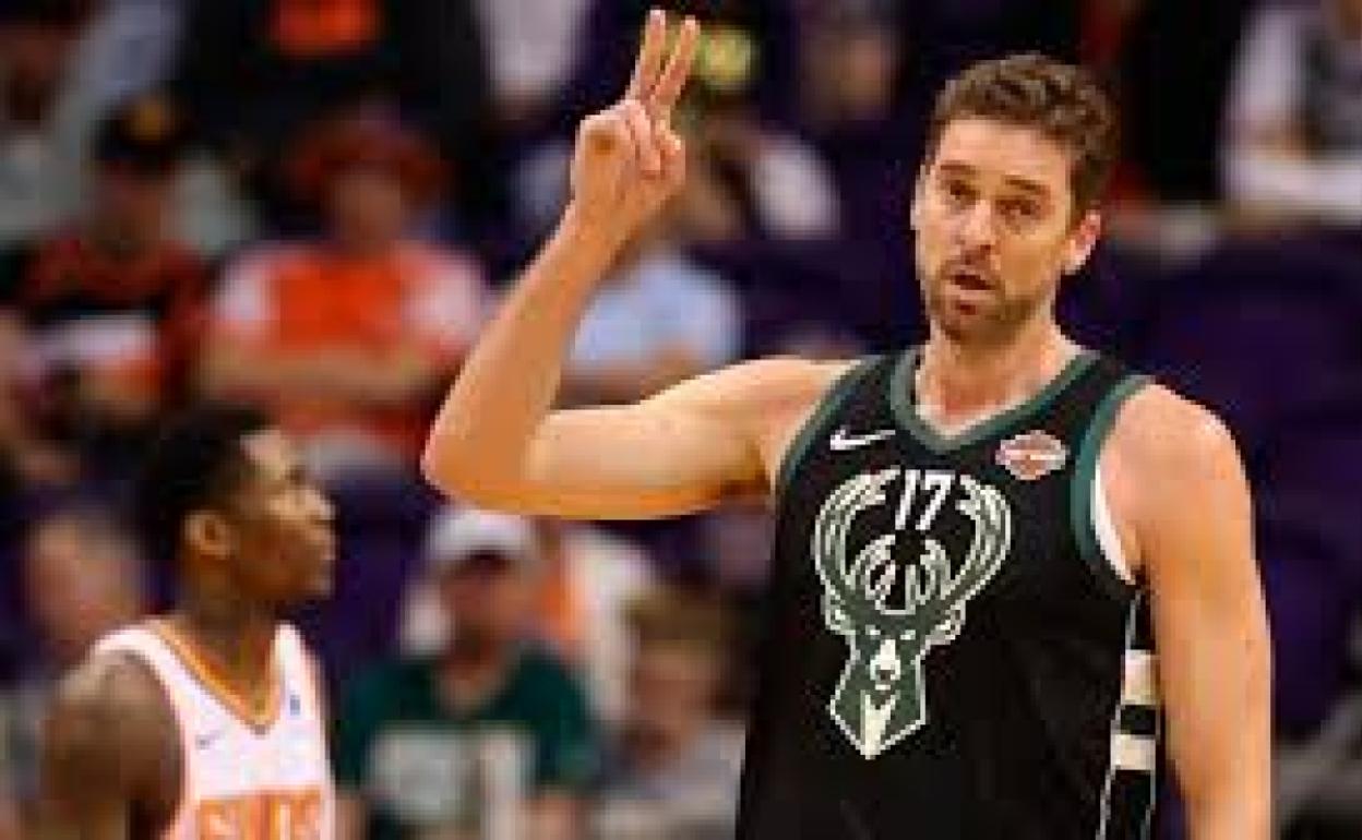 Pau Gasol, durante un partido. 