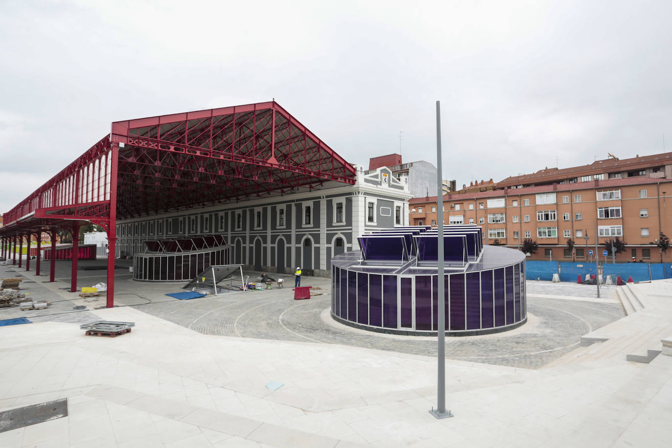 Los operarios avanzan en los trabajos en el subsuelo y también en la superficie.