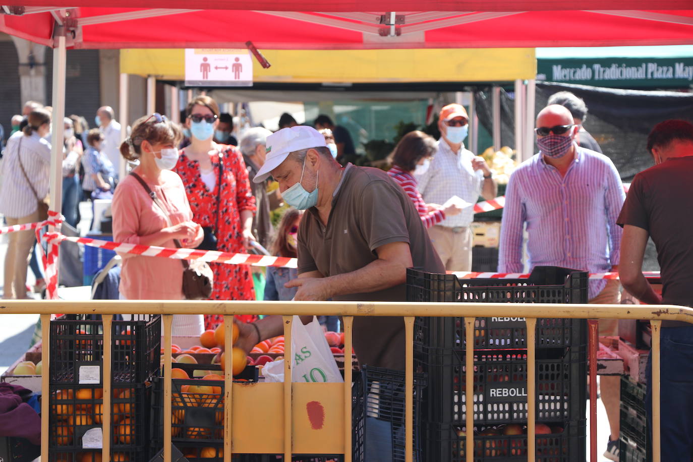Fotos: Sábado de mercado en León