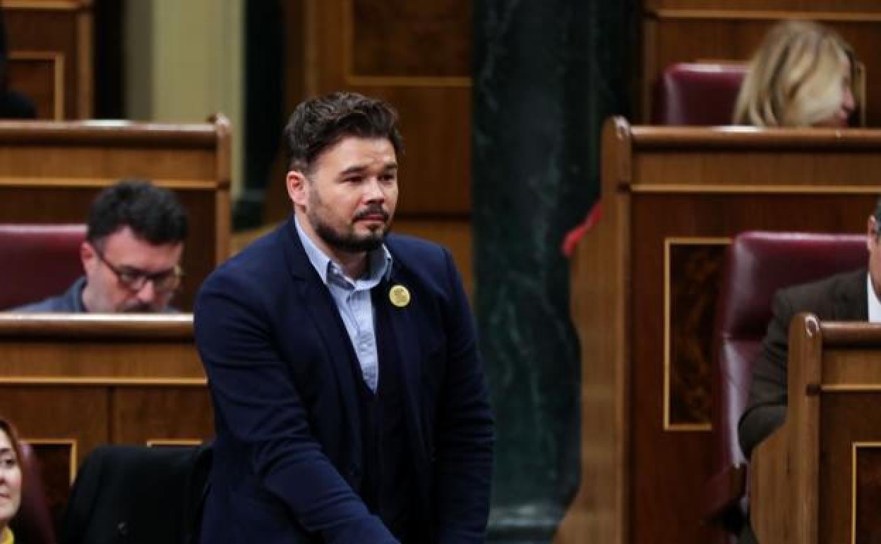 Gabriel Rufián, en una imagen de archivo. 