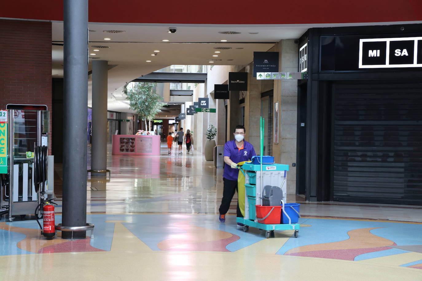 Espacio León ha preparado una serie de medidas de seguridad para un regreso protegidos a la actividad comercial.