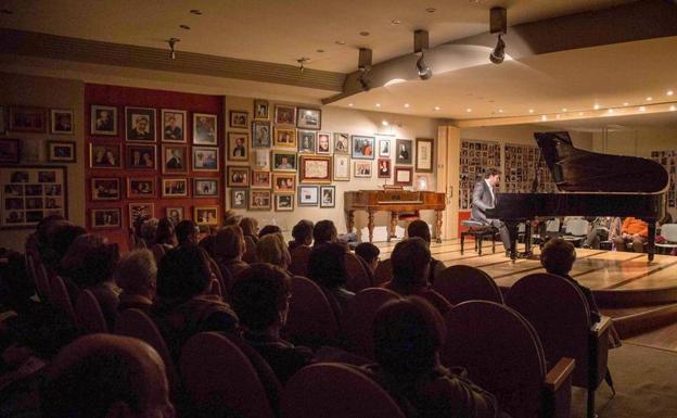 La sala de conciertos de la Fundación Eutherpe