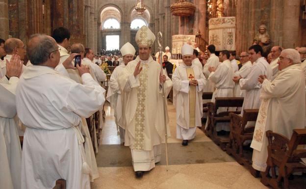 Galería. Jesús Fernández en Santiago de Compostela.