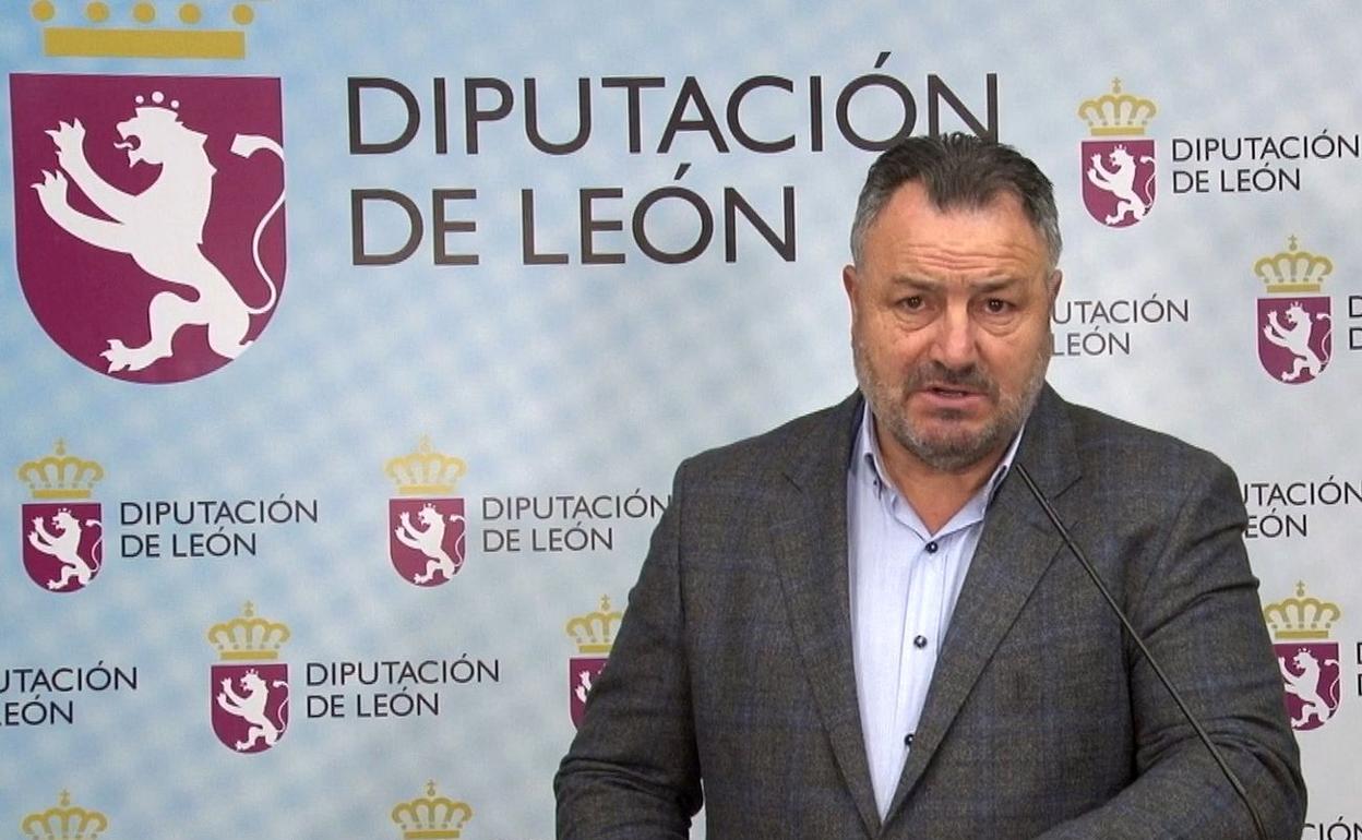 Eduardo Morán, presidente de la Diputación Provincial de León. 