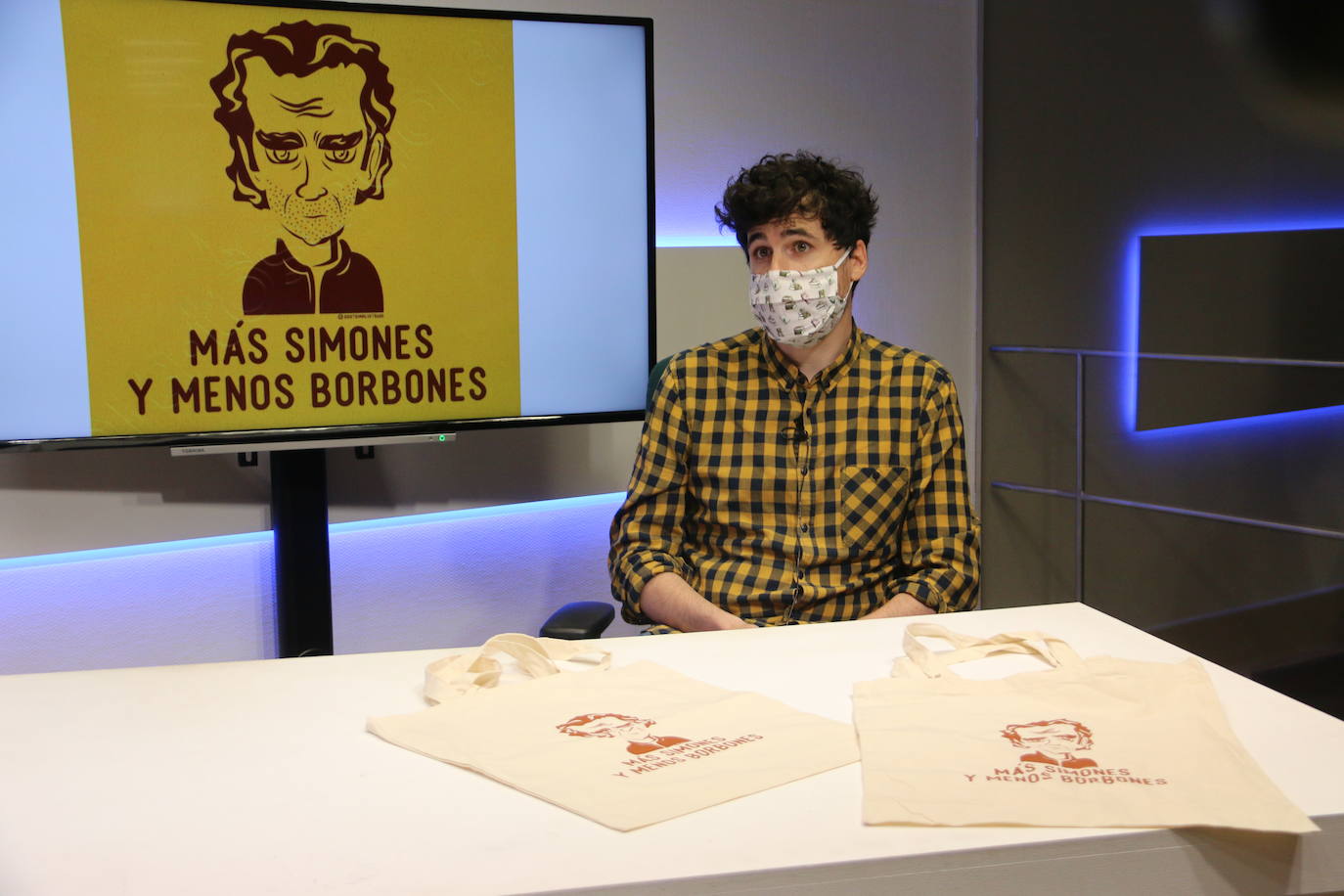 Un instante de la entrevista en leonoticias. 