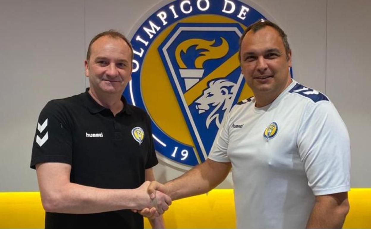 Javier Miranda, en su presentación como técnico del Olímpico.