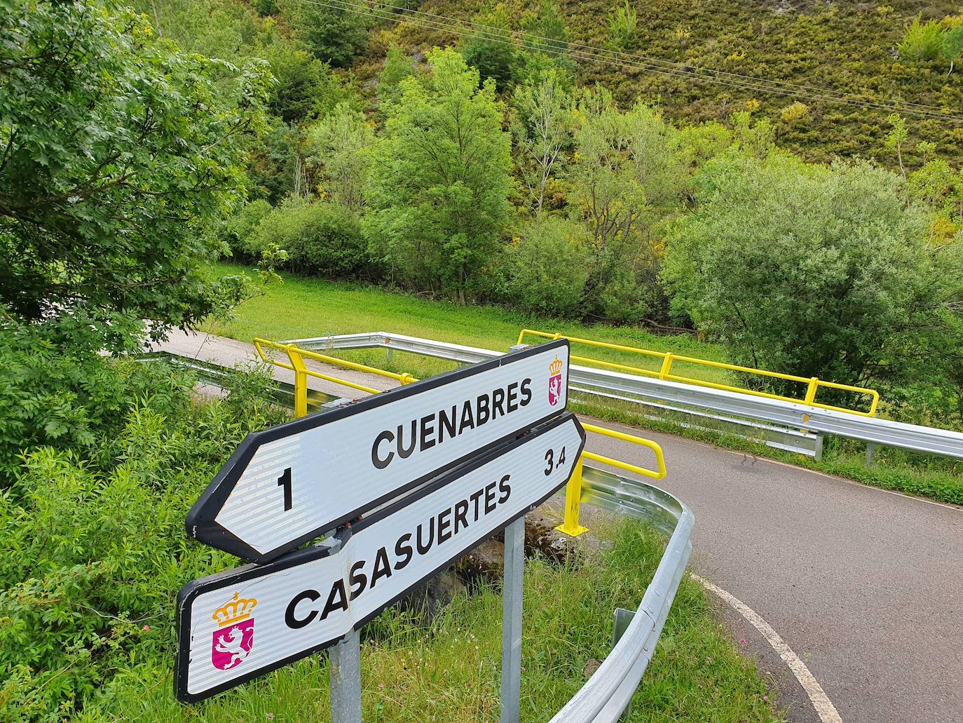 Uno de los puentes renovado.