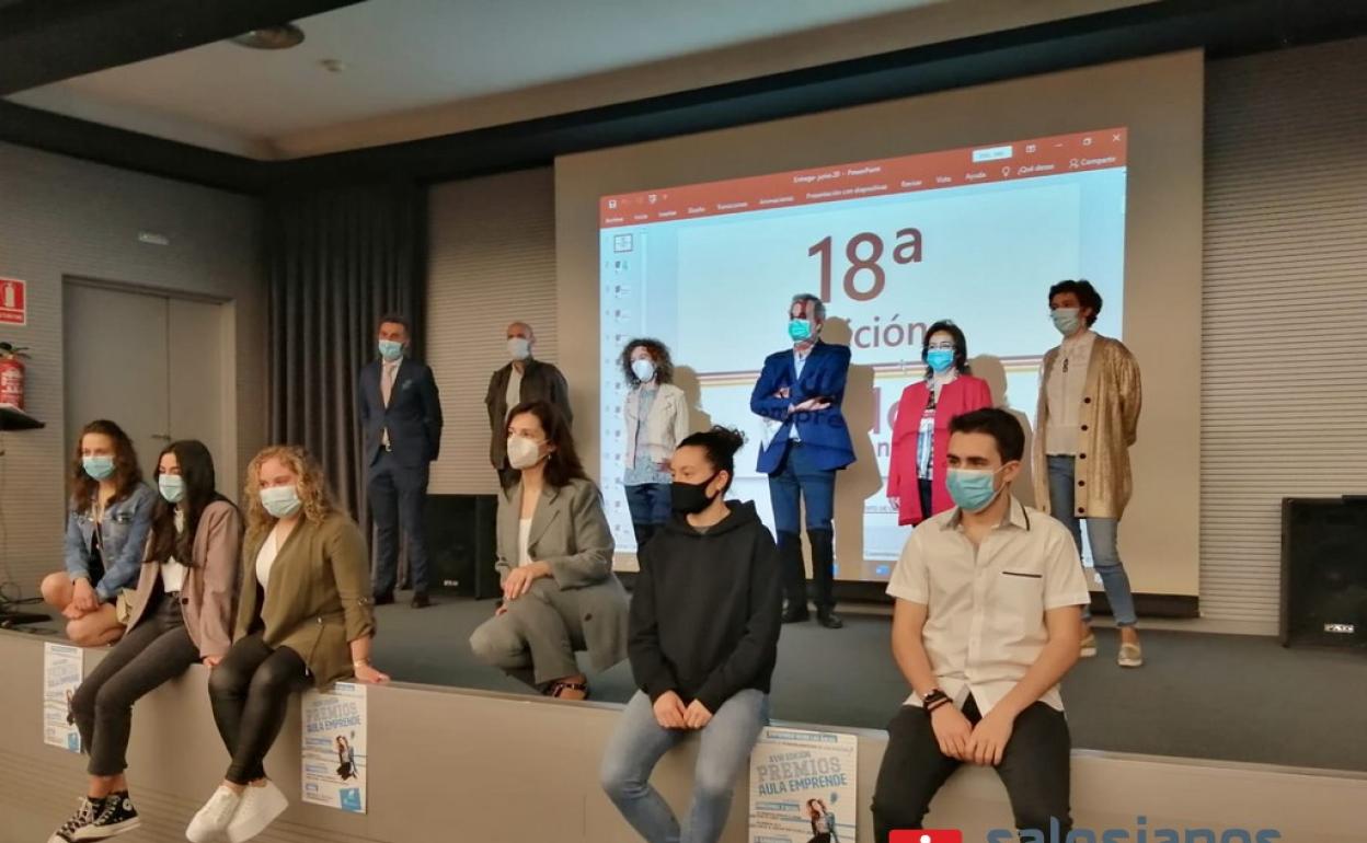 Entrega de premios de «Aula Emprende» diferente, certamen que cada año organiza el Ildefe.
