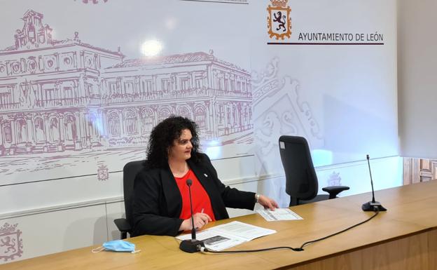 Vera López, concejala del Ayuntamiento de León.