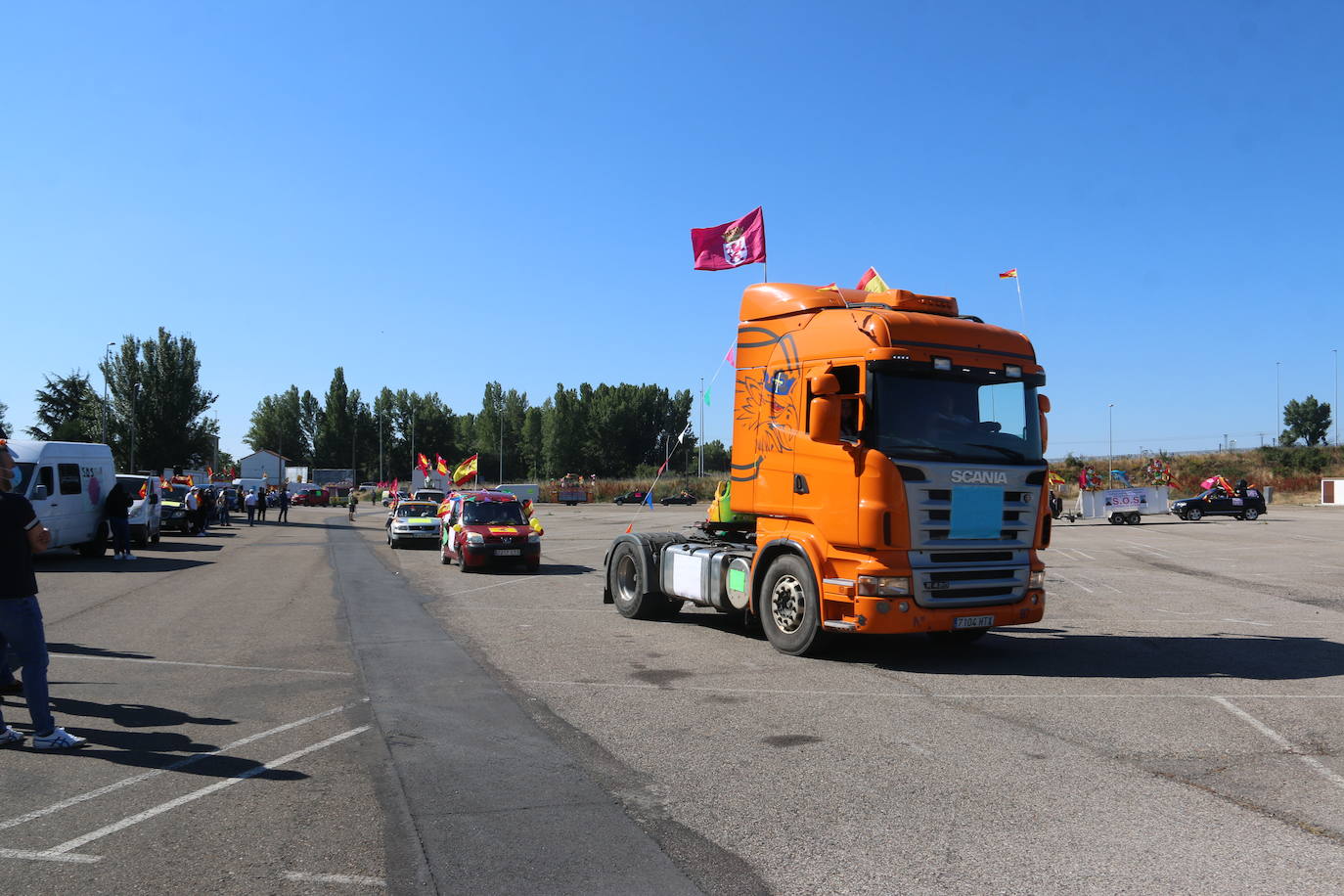 Fotos: Los feriantes leoneses salen a la calle para reclamar medidas