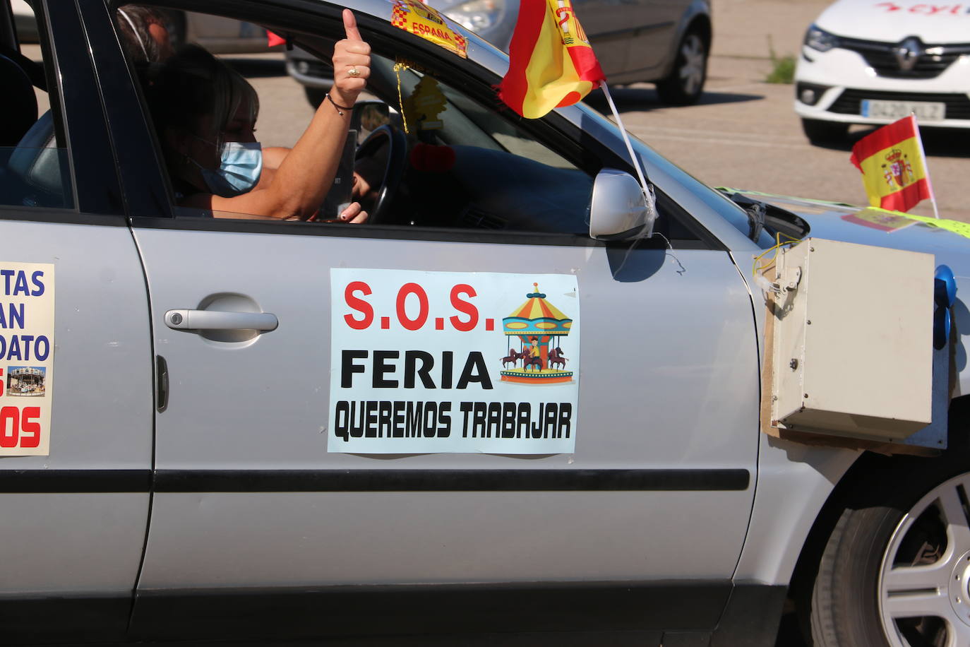 Fotos: Los feriantes leoneses salen a la calle para reclamar medidas