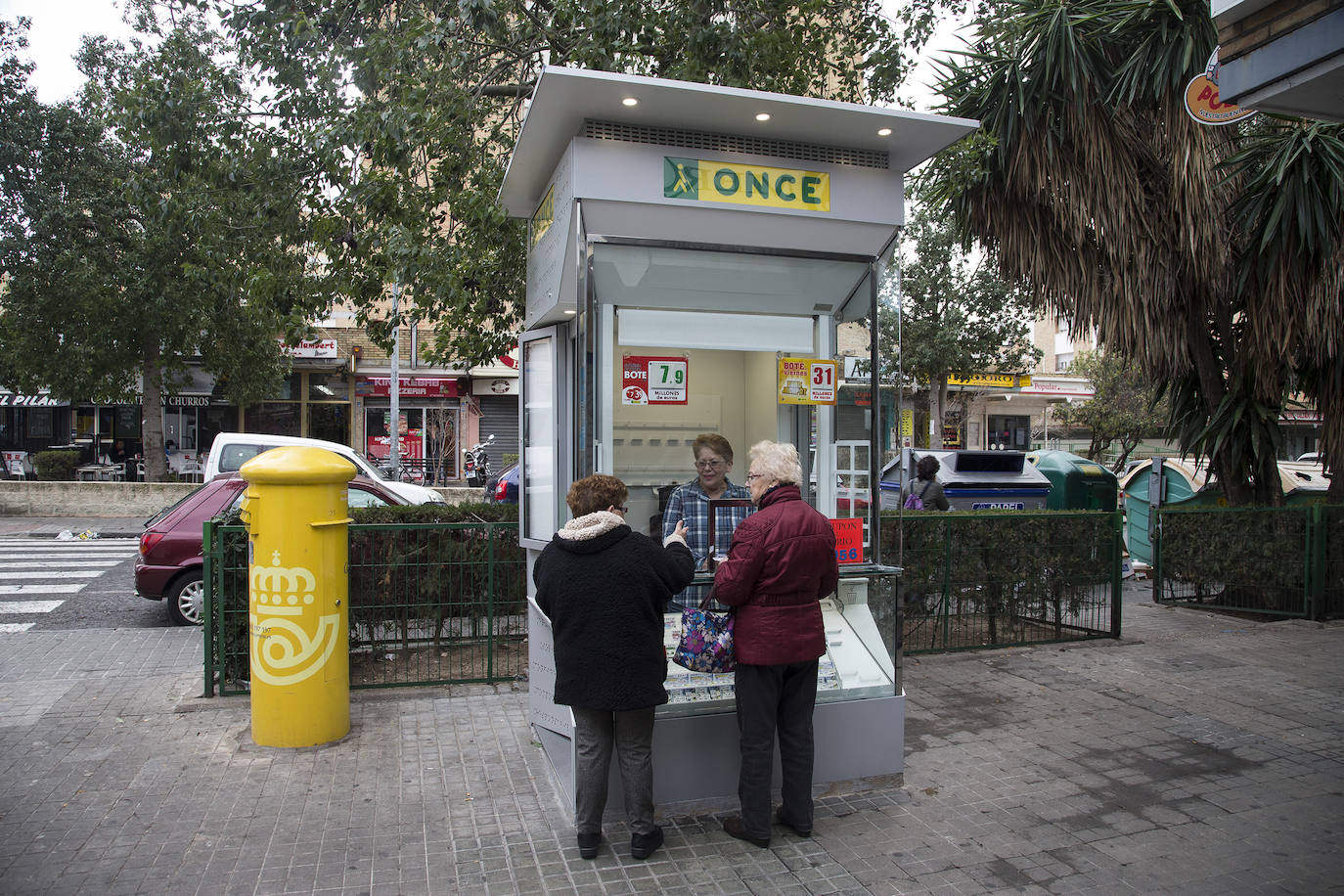 Una cabina de la Once. 