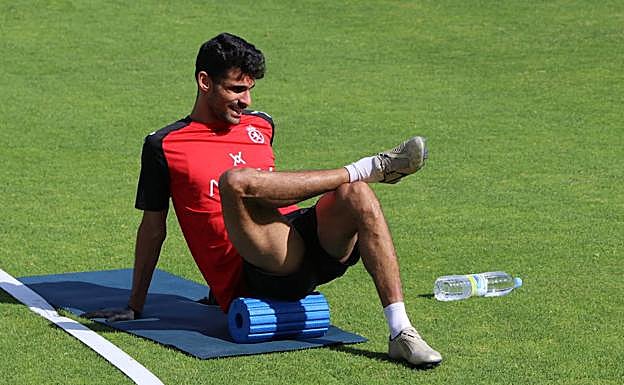 Galería. Calentamiento individual del equipo.