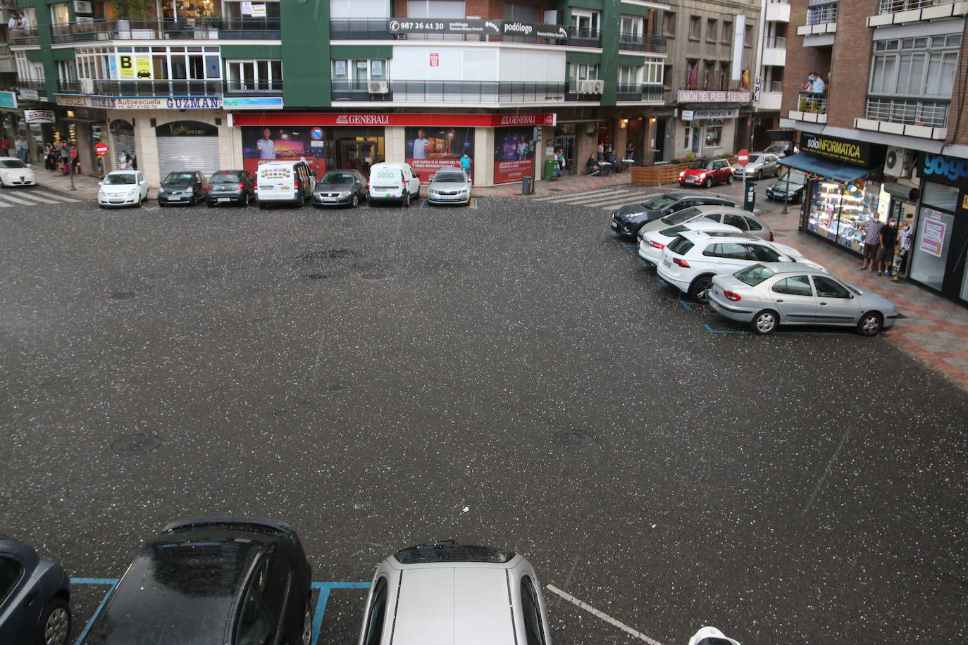 Fotos: Granizada en León