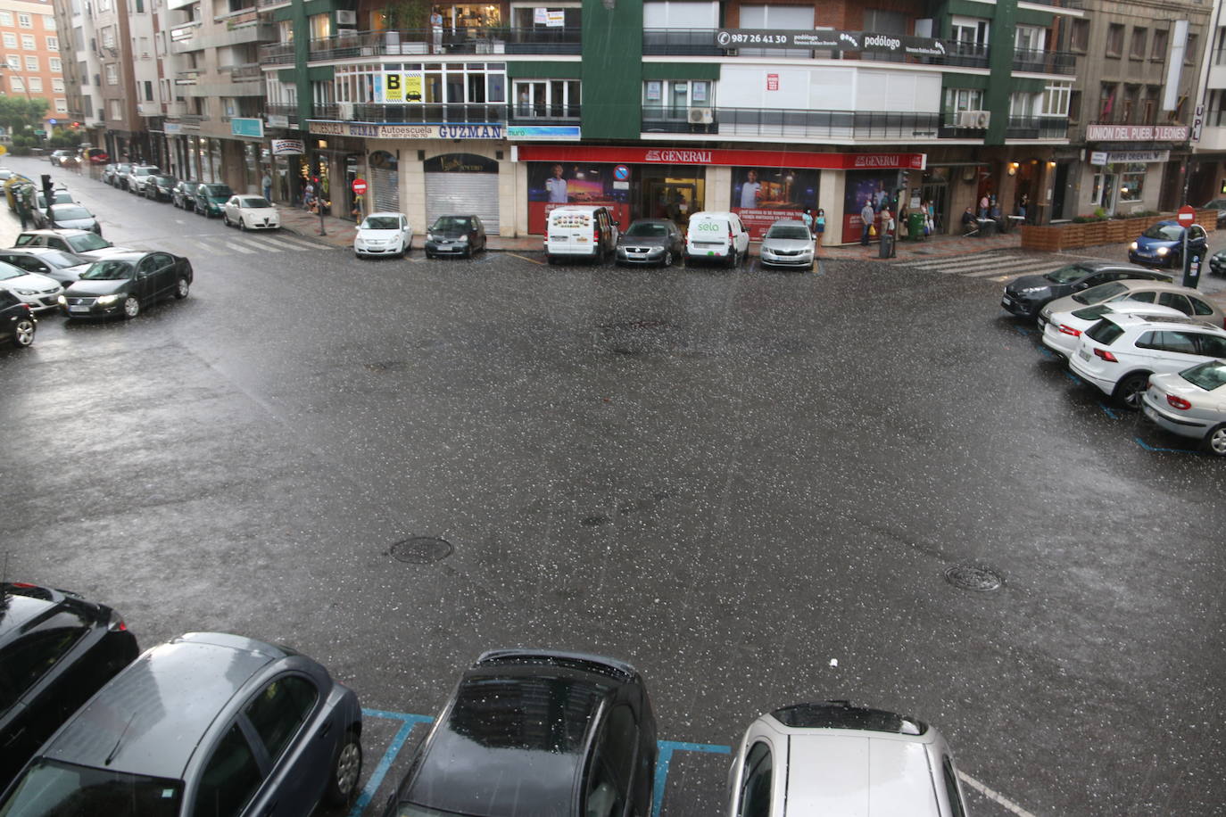 Fotos: Granizada en León