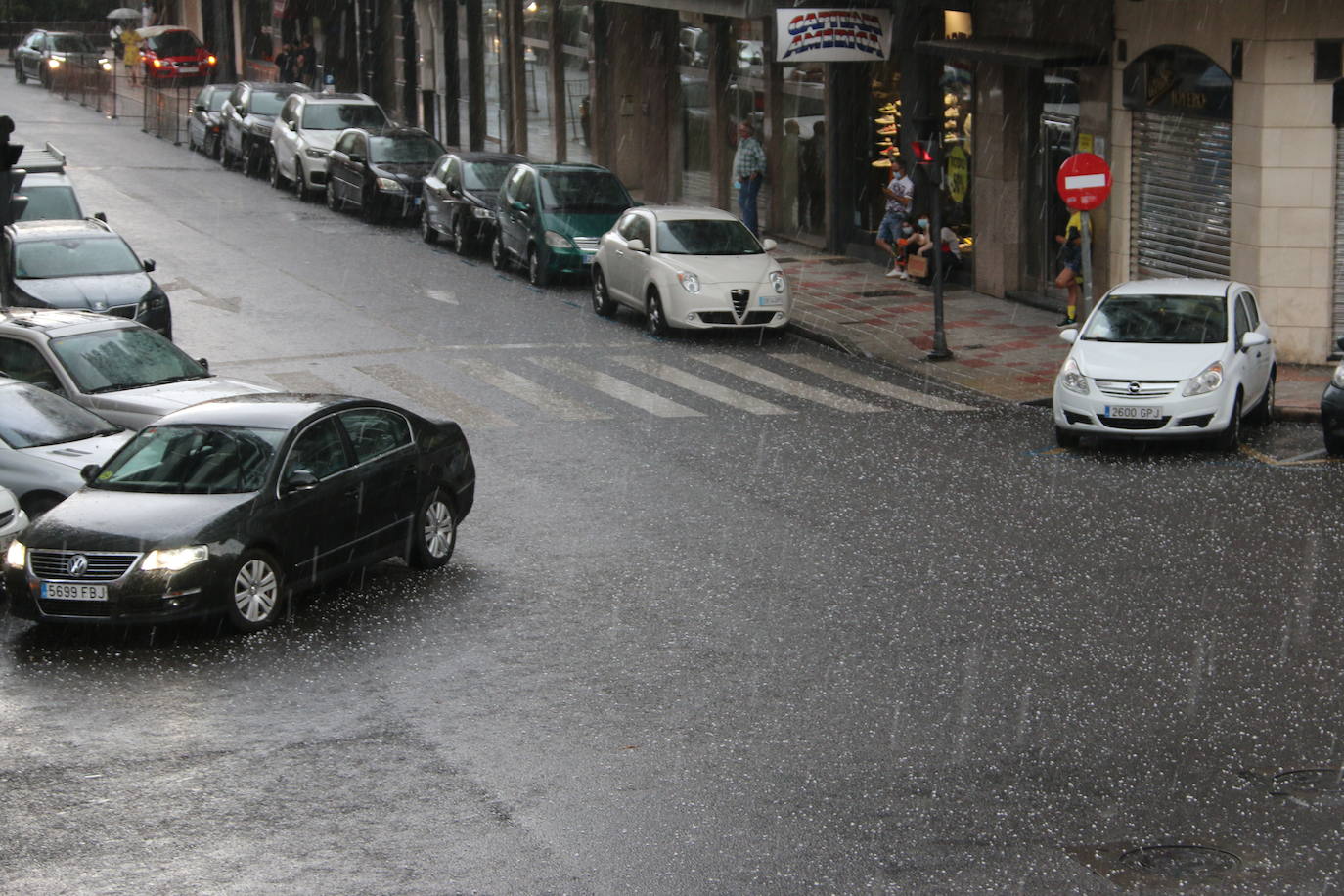 Fotos: Granizada en León