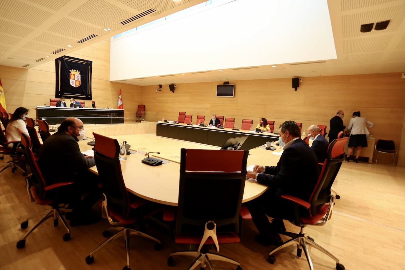 Fotos: Reunión de la Mesa de Portavoces de las Cortes de Castilla y León