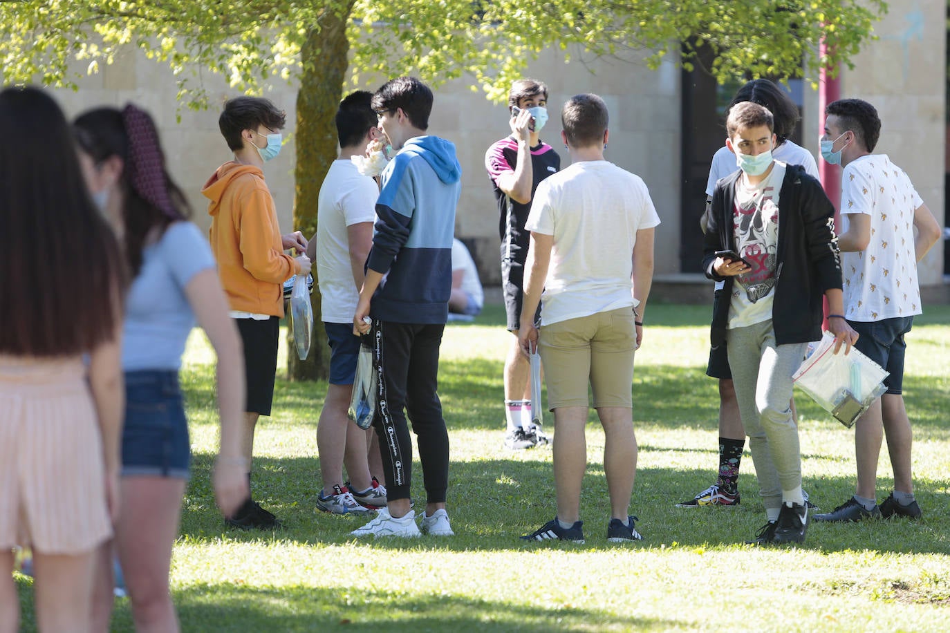 Fotos: Arrancan las pruebas de la Evaluación de Bachillerato para el Acceso a la Universidad (EBAU) de León