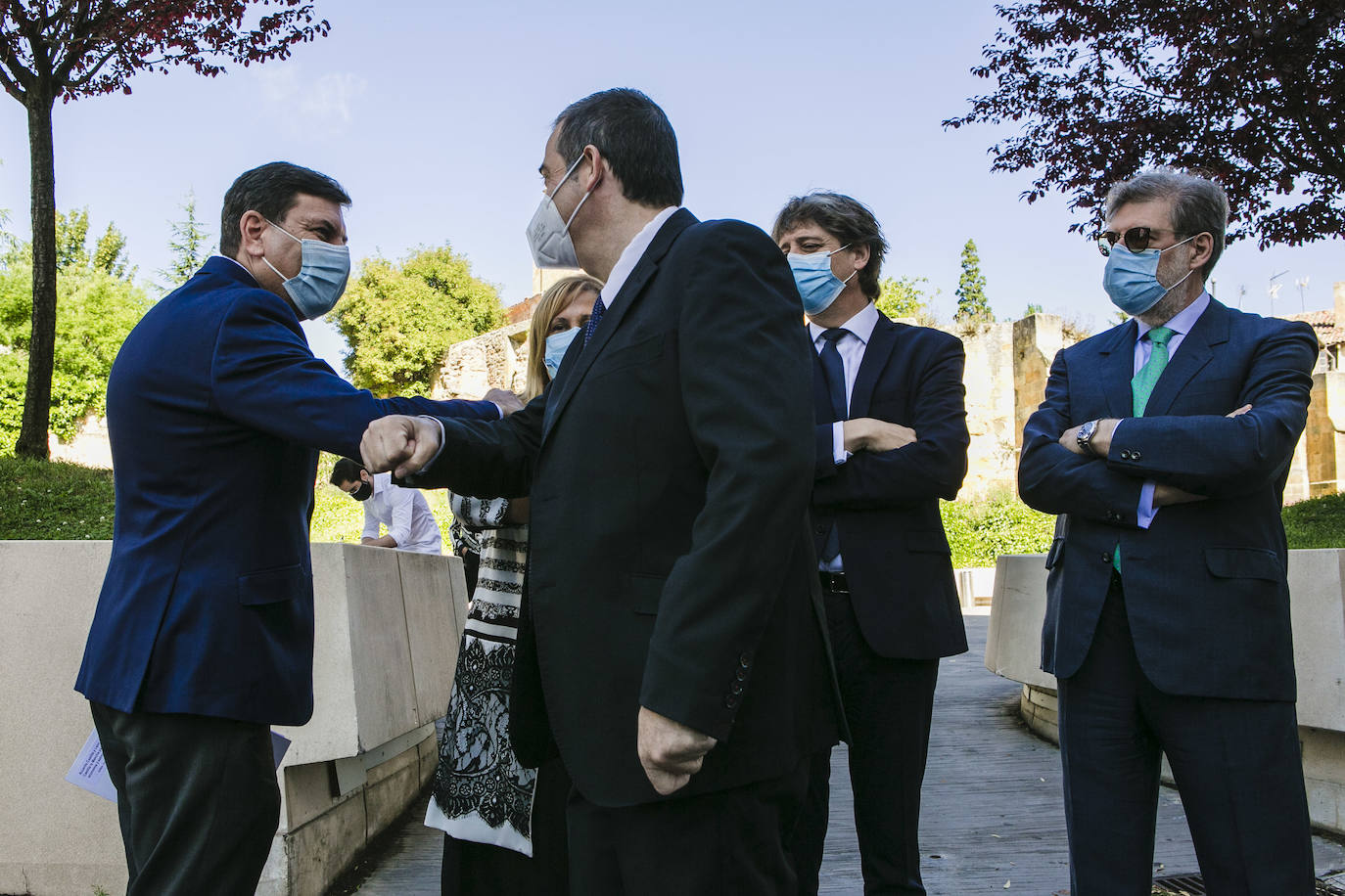 Fotos: Cumbre de presidentes de Castilla y León, Castilla-La Mancha y Aragón sobre medidas contra la despoblación