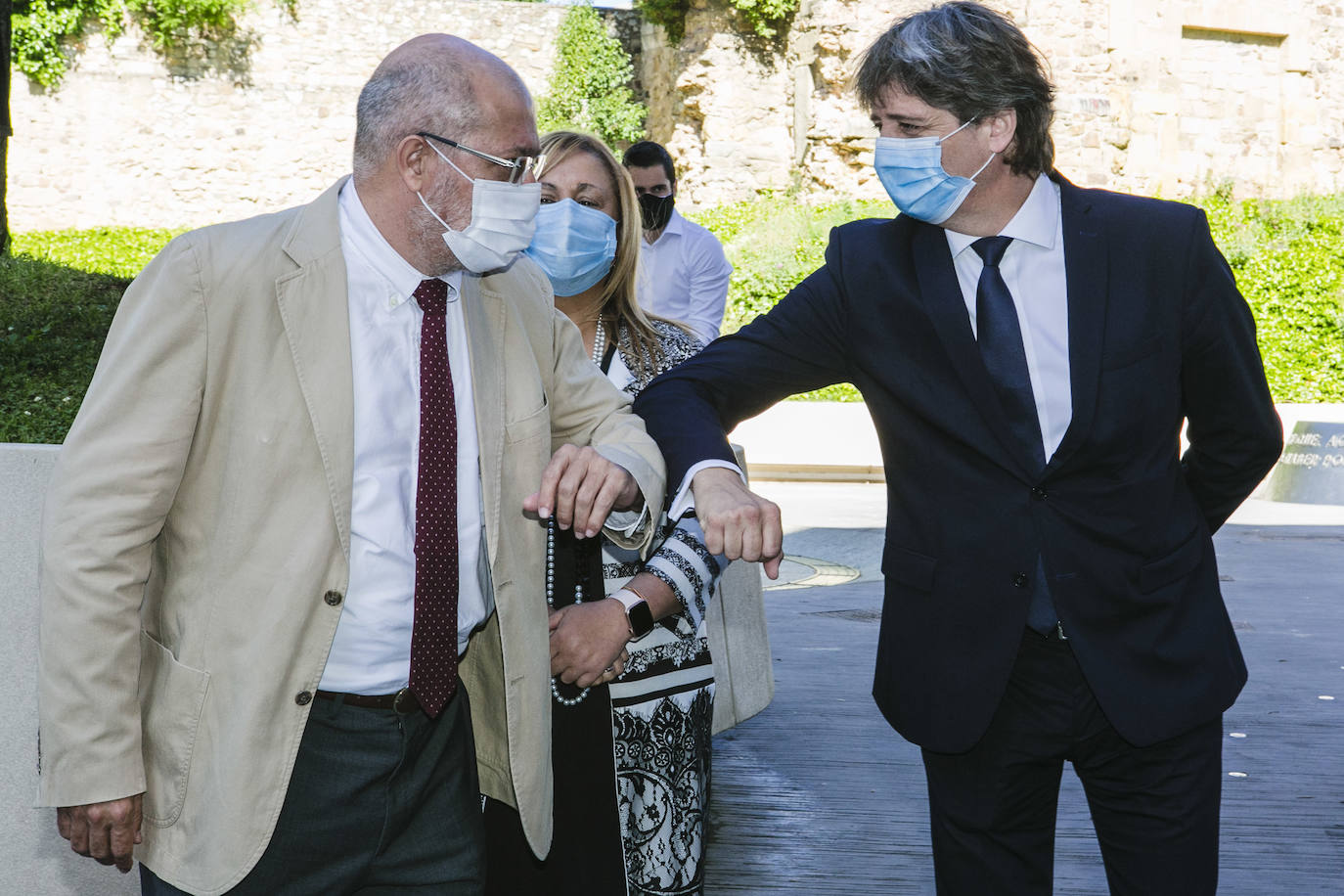 Fotos: Cumbre de presidentes de Castilla y León, Castilla-La Mancha y Aragón sobre medidas contra la despoblación