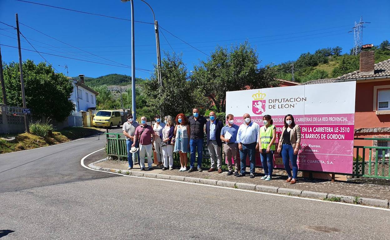 Recepción de obras en La Pola de Gordón.