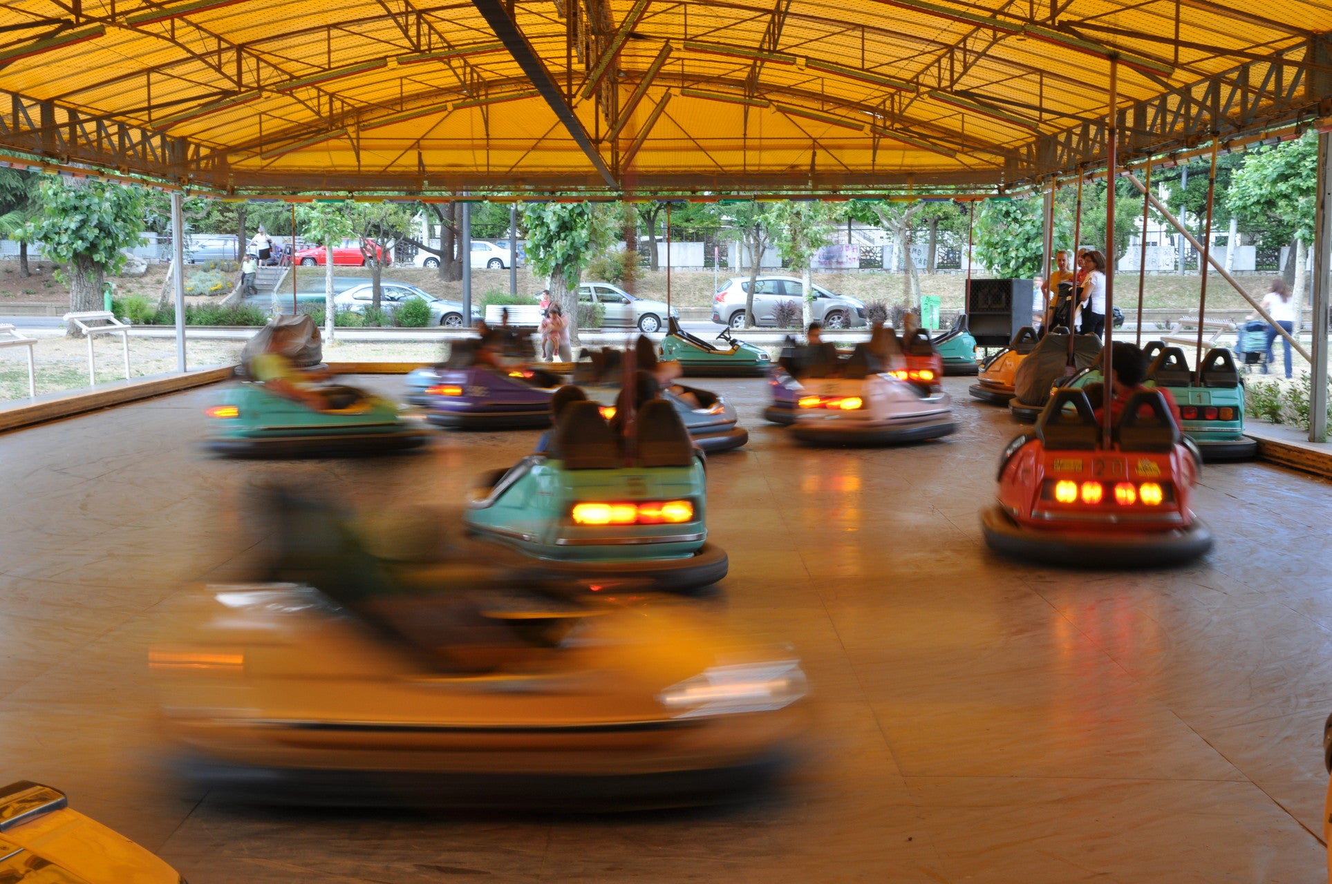 Fotos: Recuerdos y momentos de los coches de choque de Papalaguinda