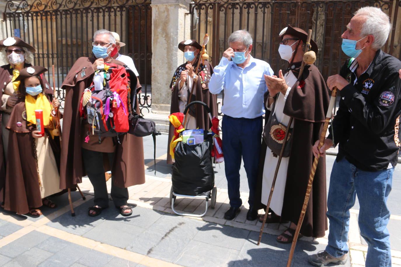 Fotos: La Luz del Camino llega a León