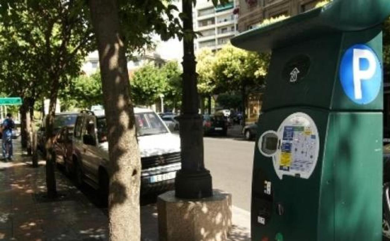 Parquímetro en la capital leonesa.