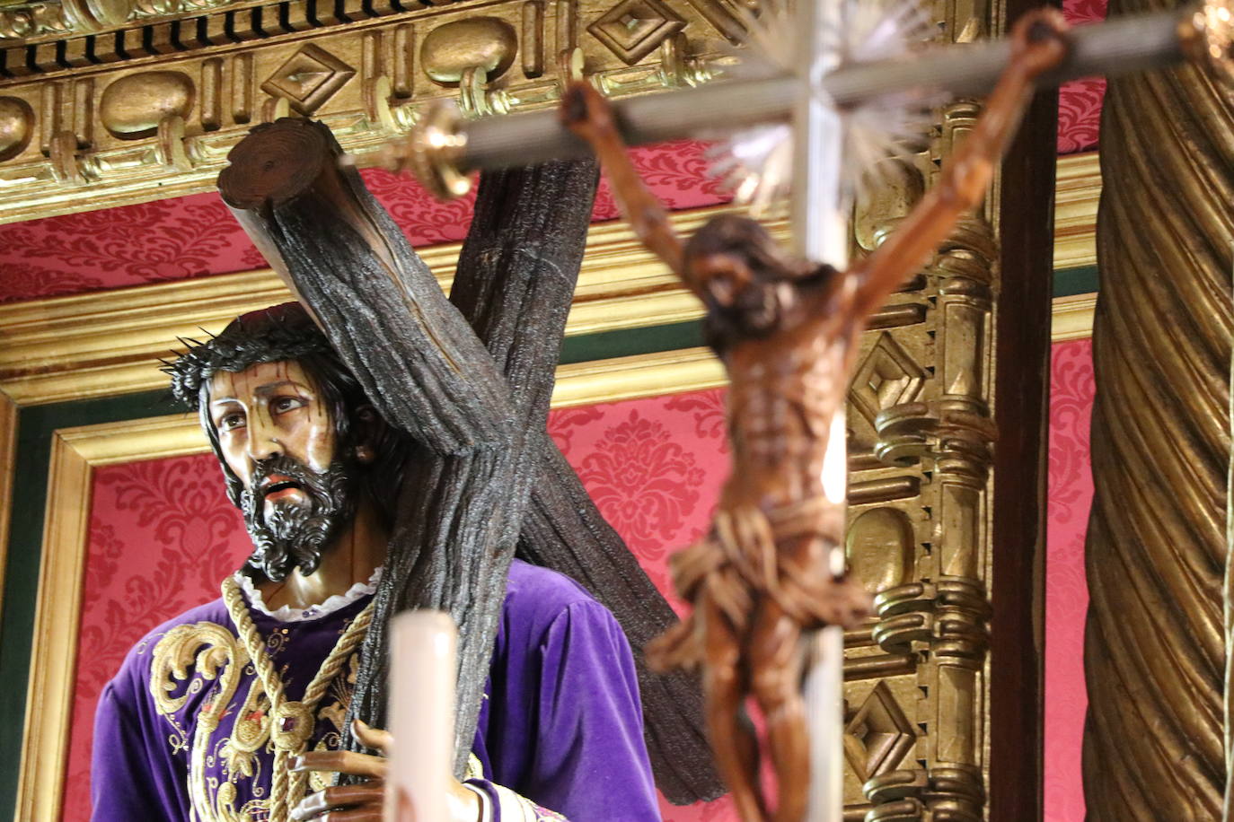 El museo de la Semana Santa de esta época estival se abre bajo medidas de seguridad.