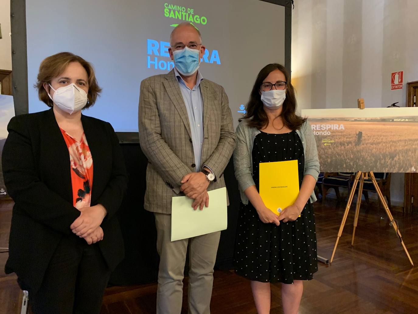 Los Municipios Jacobeos presentan la campaña promocional' del Camino de Santiago: 'Respira Hondo'