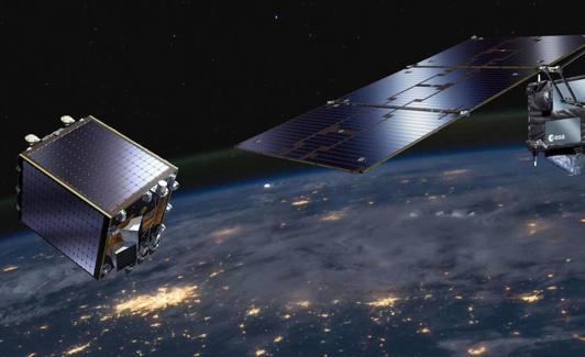 El minisatélite de la ESA Proba-V, del tamaño de un metro cúbico.