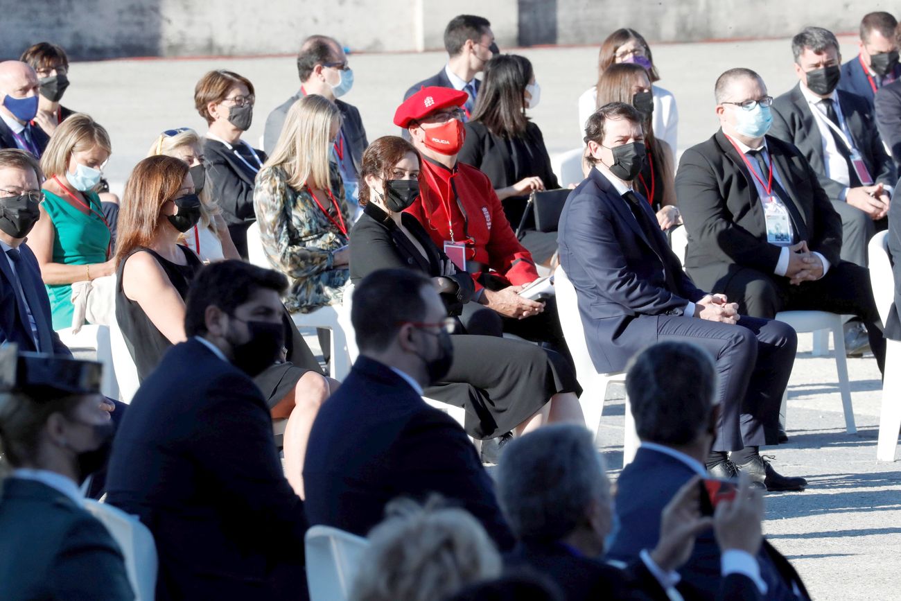 Homenaje de Estado a las víctimas de la Covid-19. Han tomado la palabra Felipe VI, una sanitaria y el hermano del periodista José María Calleja, fallecido por el coronavirus. 