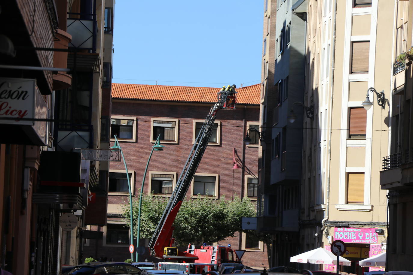 Un problema con la combustión de la caldera causa la alerta entre los vecinos