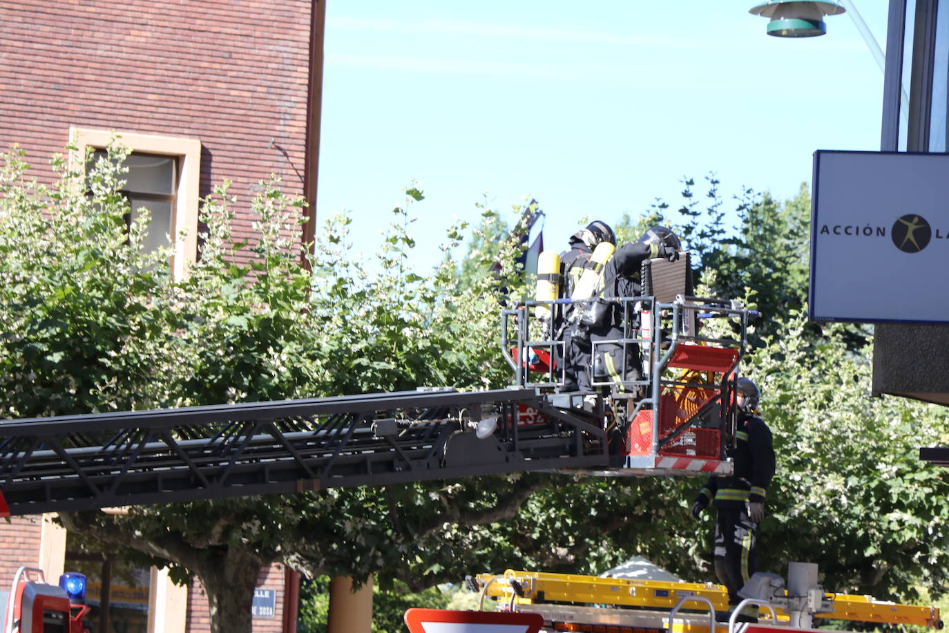 Un problema con la combustión de la caldera causa la alerta entre los vecinos