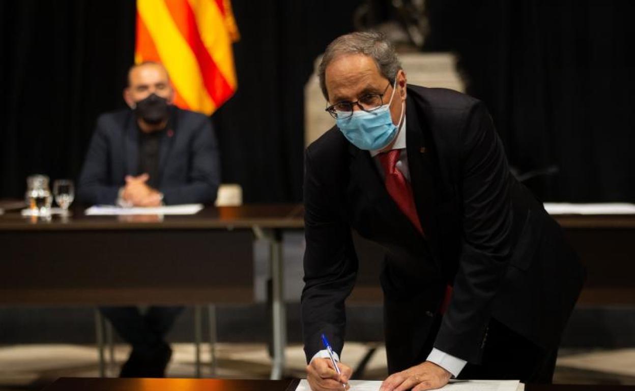 Quim Torra, presidente de la Generalitat. 