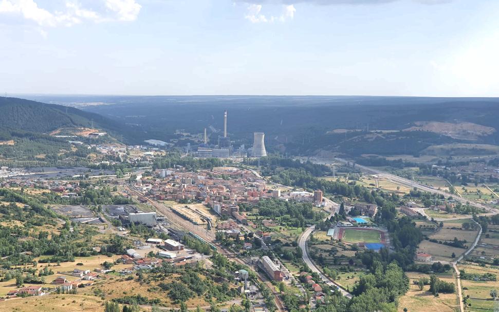 Vista aérea de La Robla.