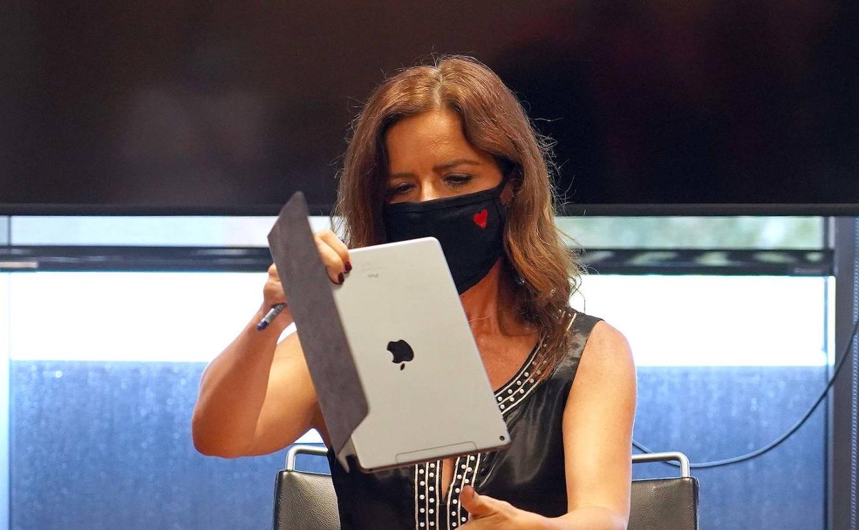 La consejera de Empleo e Industria, Ana Carlota Amigo.