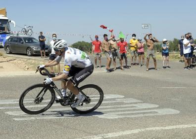 Imagen secundaria 1 - Sam Bennett, vencedor de la cuarta etapa de la Vuelta a Burgos