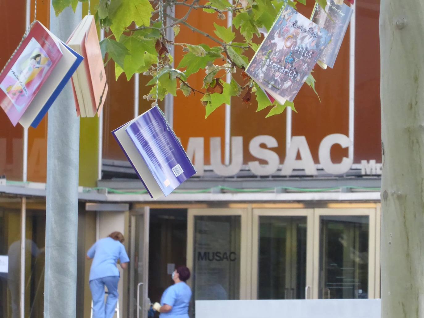 Los libros florecen en el Musac. 
